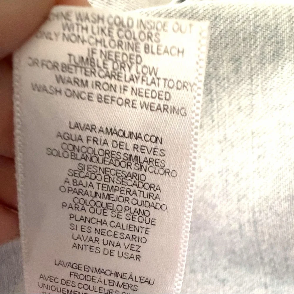 Kut from the Kloth Gretel Denim Shirt Dress Size  Medium Light Wash - Picture 13 of 15